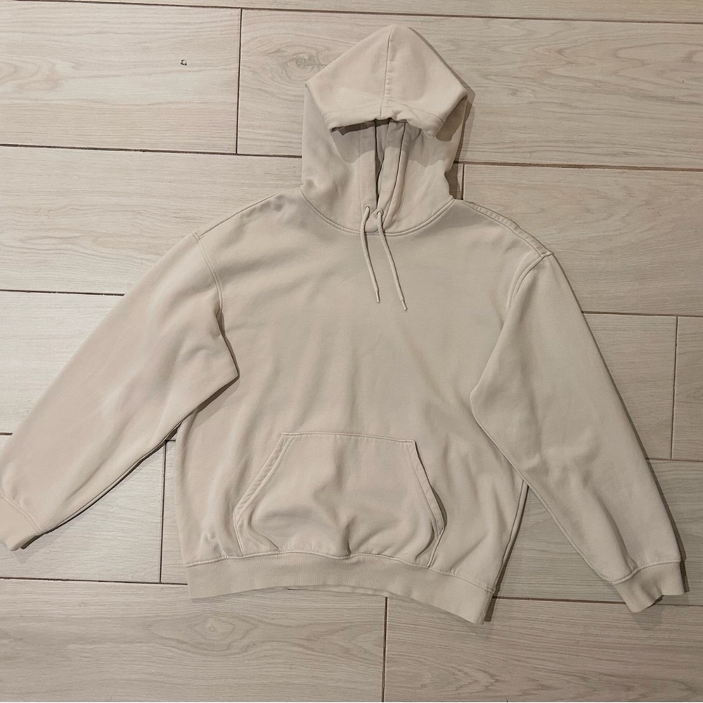 H&M Beige Hoodie Sweater